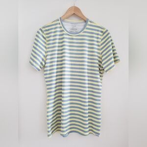 Patagonia Silkweight Capilene Dri-FIt Yellow/Gray Striped Women's Shirt L